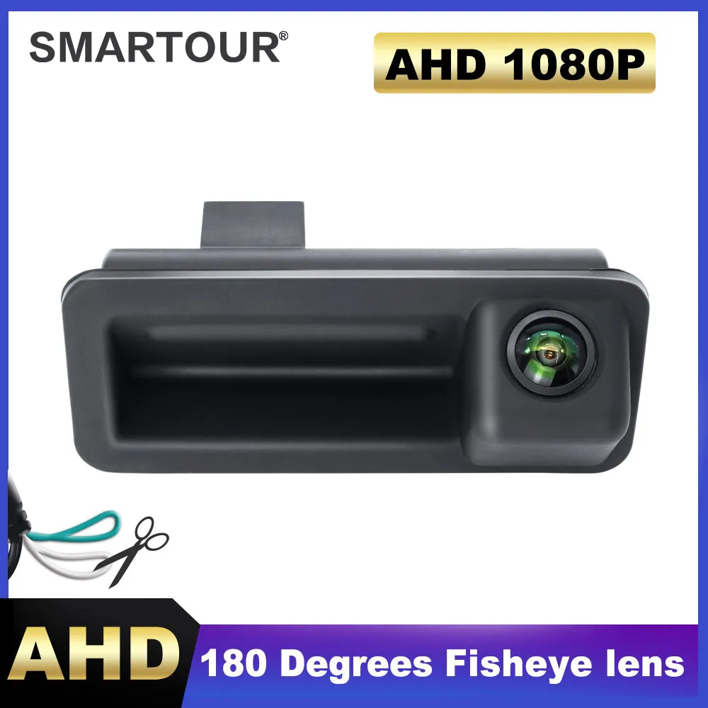 CCD AHD 1080P Vehicle Reverse Backup Trunk Handle Camera For Ford Mondeo MK4 CHIA-X Fiesta ST Kuga MK1 S-Max C-Max Focus 2 MK2