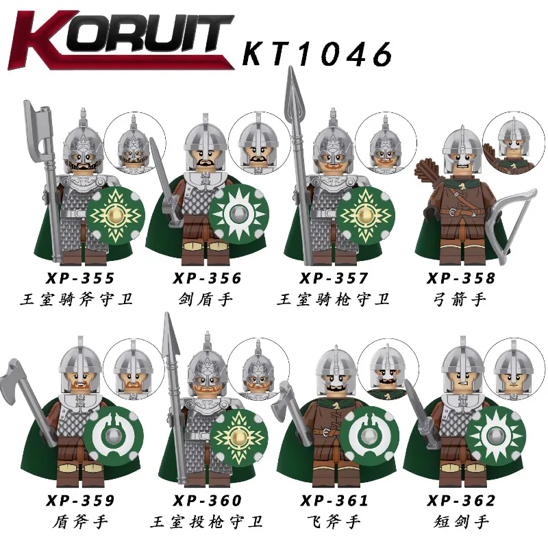 

Clarion KT1046 Medieval Rohan Knight Guard Assembled figurine building block toy