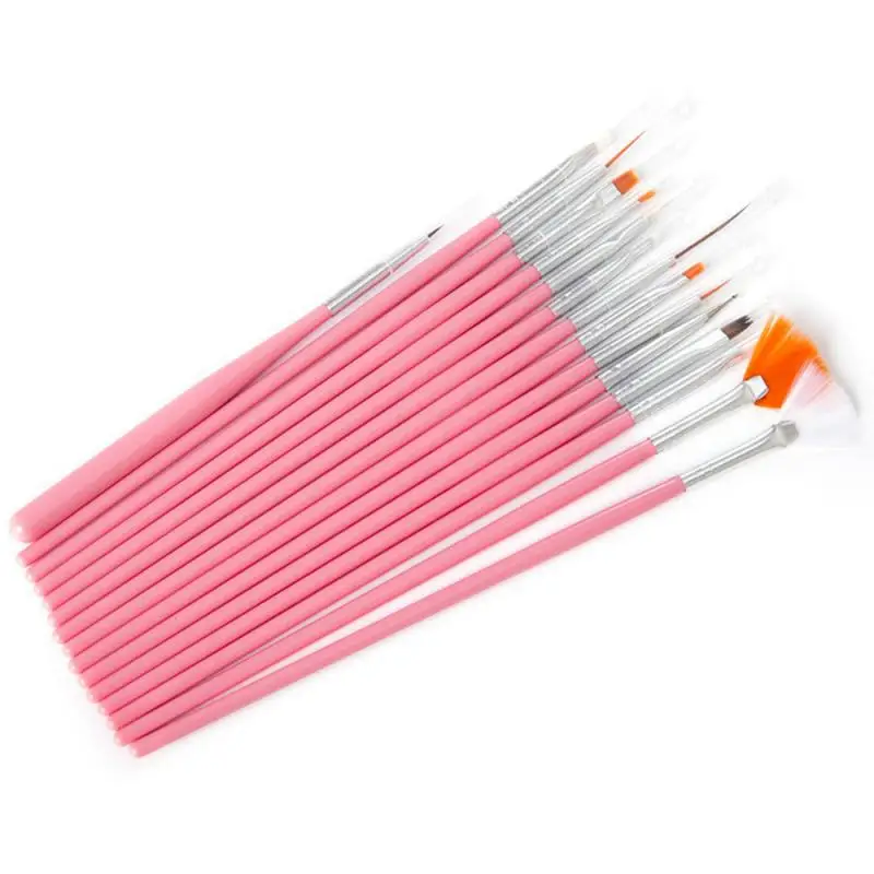 1~10PCS Nail Brush for Manicure Gel Brushes 5-Set Nail Art Brush Acrylic Liquid Powder Carving Nail Salon Supplies Tool