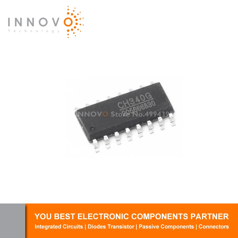 

INNOVO 10pcs/lot 50pcs/lot CH340G CH340 SOP-16 Free shipping New original