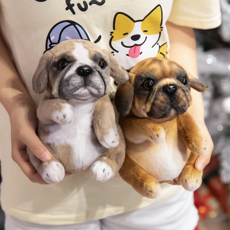 20 cm Simulation Hohe Qualität Hund Plüsch Spielzeug Kissen Nette Cartoon Fett Mops Pudel Plüsch Spielzeug Hause Dekoration Geschenk für Kinder