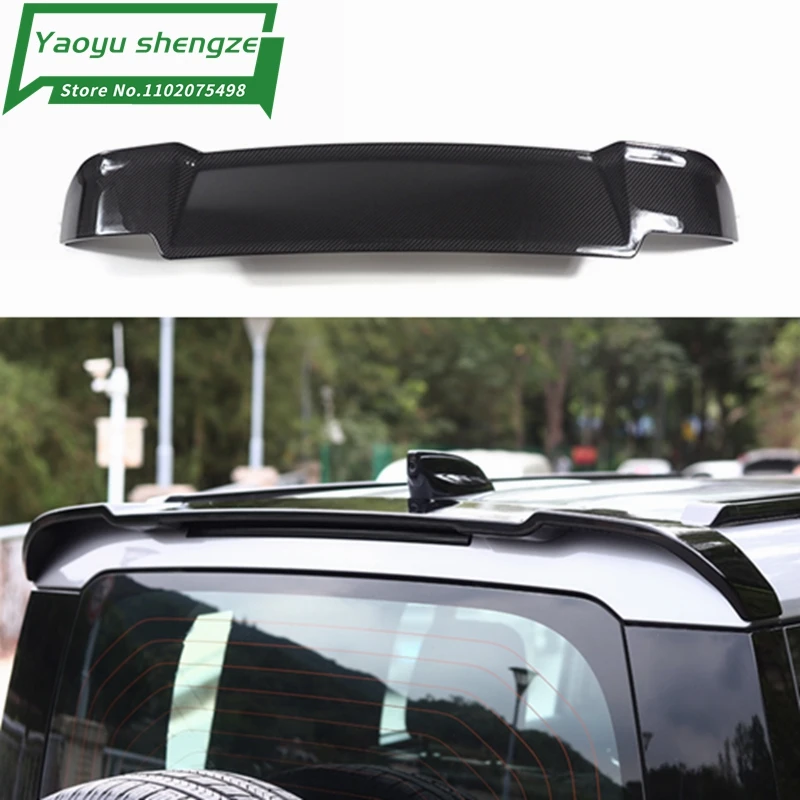 ABS Black Rear Spoiler Wing Flap for Land Rover Defender 2020 2021 Rear Trunk Spoiler Wing Durable