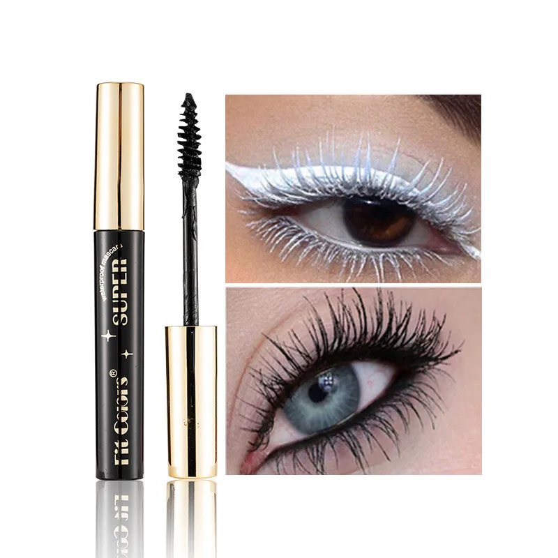 14 Colors Waterproof Mascara 5D Silk Fiber Mascara Lash Color 3D Mascara Eyelash Extension Thick Lengthening Eye Lashes Cosmetic