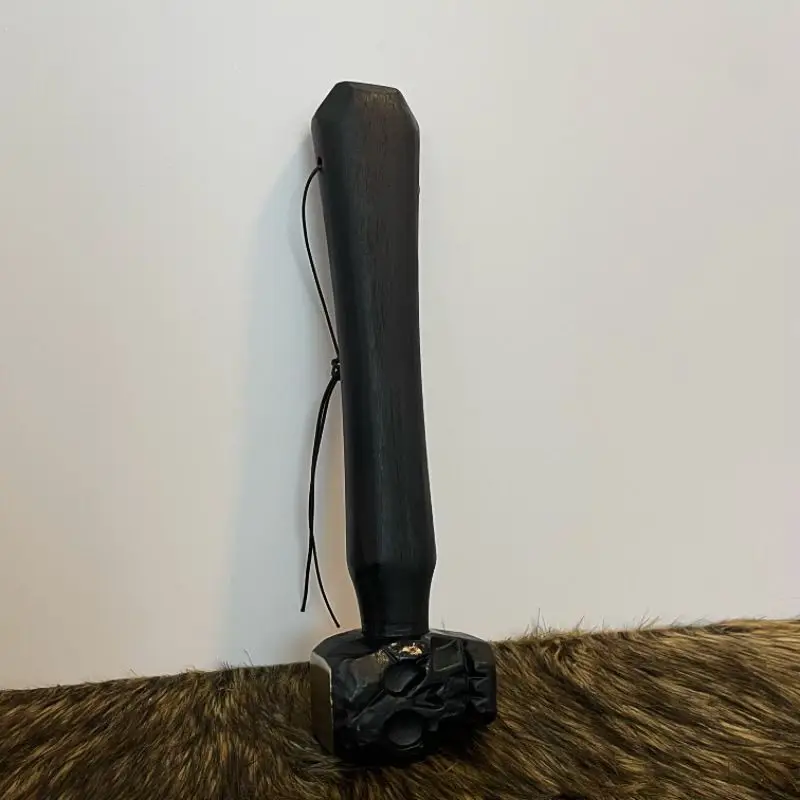 手鍛造屋外ハンマー大工キャンプ建設ハンマー頑丈で安定した自己防衛ハンマー木工ハンドツール