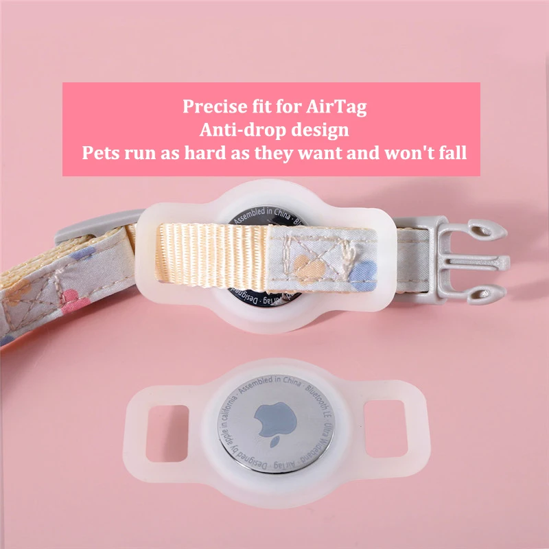 Pet Collar Cat Airtag Silicone Paw Airtag Case Anti-lost Tracking Collar Pet Airtag Puppy Collar Katten Cute Cat Accessories