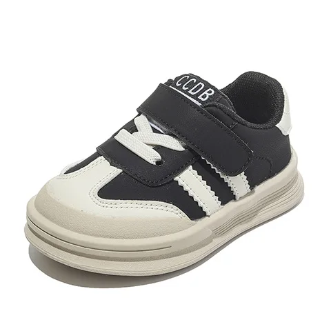 Baskets décontractées pour enfants, chaussures de skate blanches pour enfants, tout match, mode classique, chaussures de sport souples pour garçons et filles