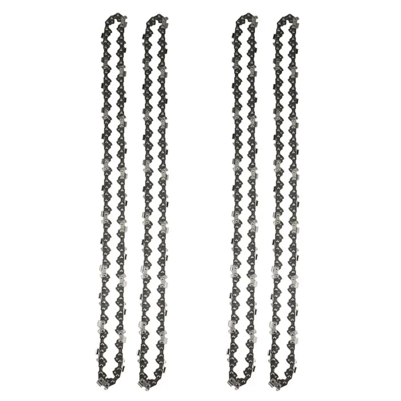 4Pcs 16 Inch 57 Drive Links Chainsaw Saw Chain Blade Wood Cutting Chainsaw Parts Chainsaw Saw Mill Chain-A68E