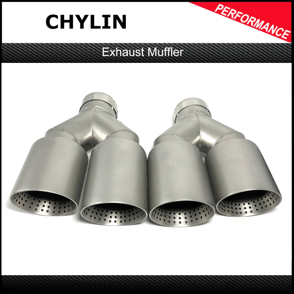 

1 шт., автомобильный глушитель из нержавеющей стали