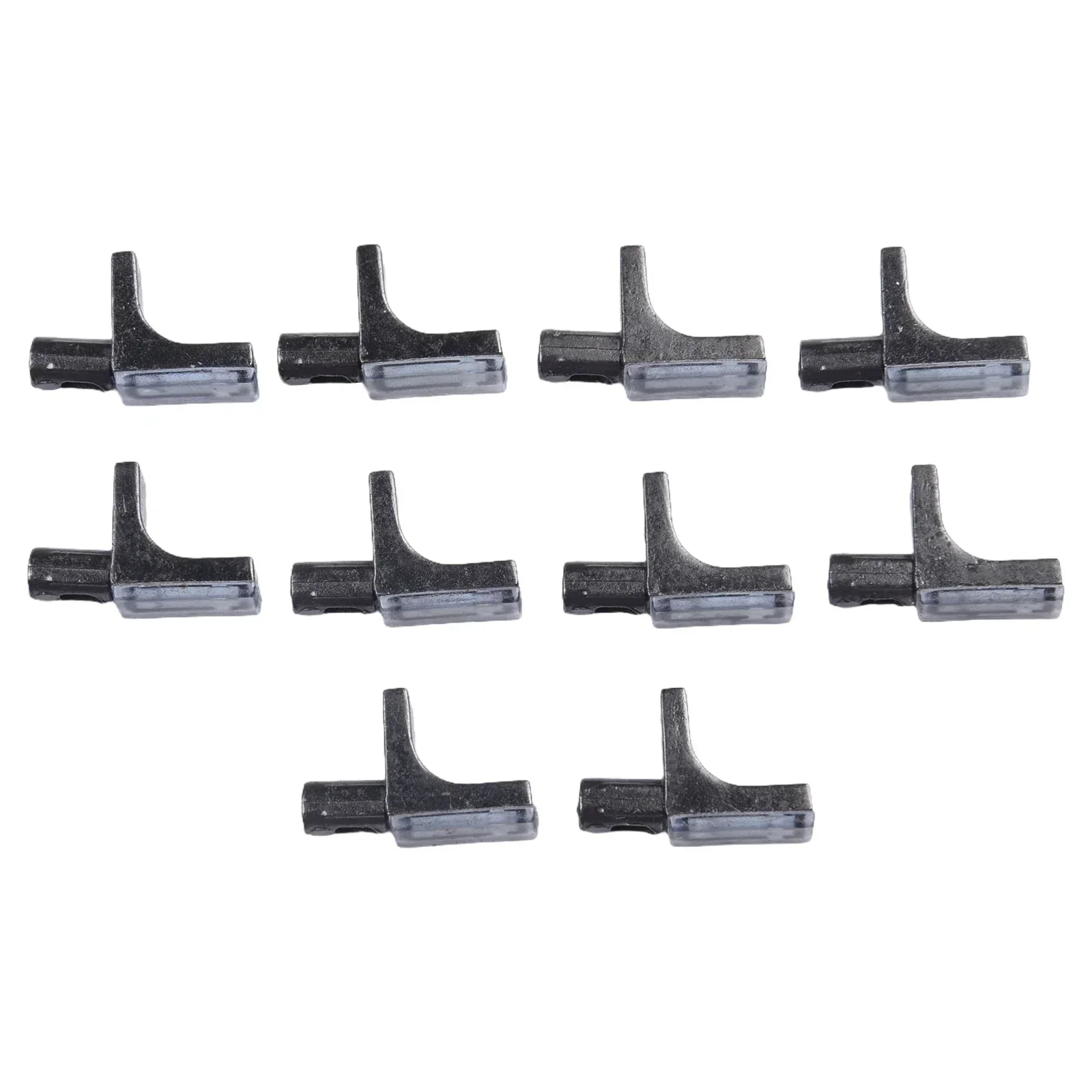 Shelf Bracket Shelf Support Pegs Metal 10 Pieces 3*2*1cm Accessories For Shelves Supplies Replacement Silver/black