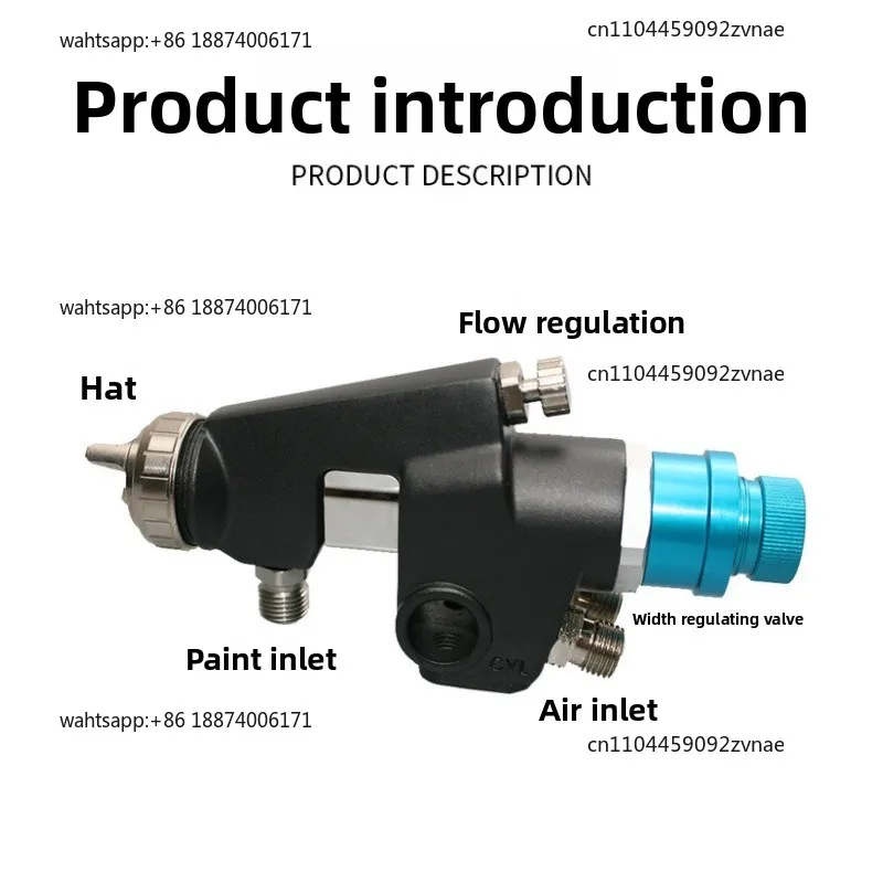 WA-101-132P Pressure feed paint reciprocating high atomizing nozzle pneumatic assembly line automatic paint spray gun