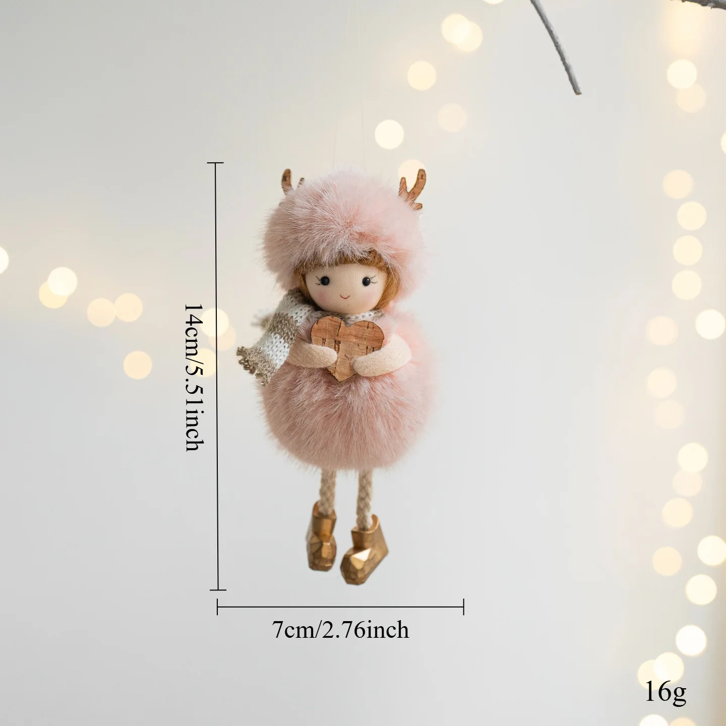 Jouets en peluche elfe de noël, décoration d'arbre de noël, pendentif, décoration de bureau, ornement, cadeaux Surprise de vacances