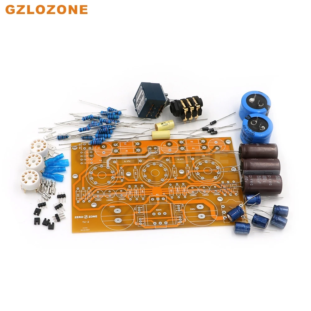 AMPLIFICADOR DE AURICULARES de tubo WCF 6N2 + 6N6, TU-2 modificado, PCB, Kit DIY, tablero terminado (sin tubo), potenciómetro ALPS