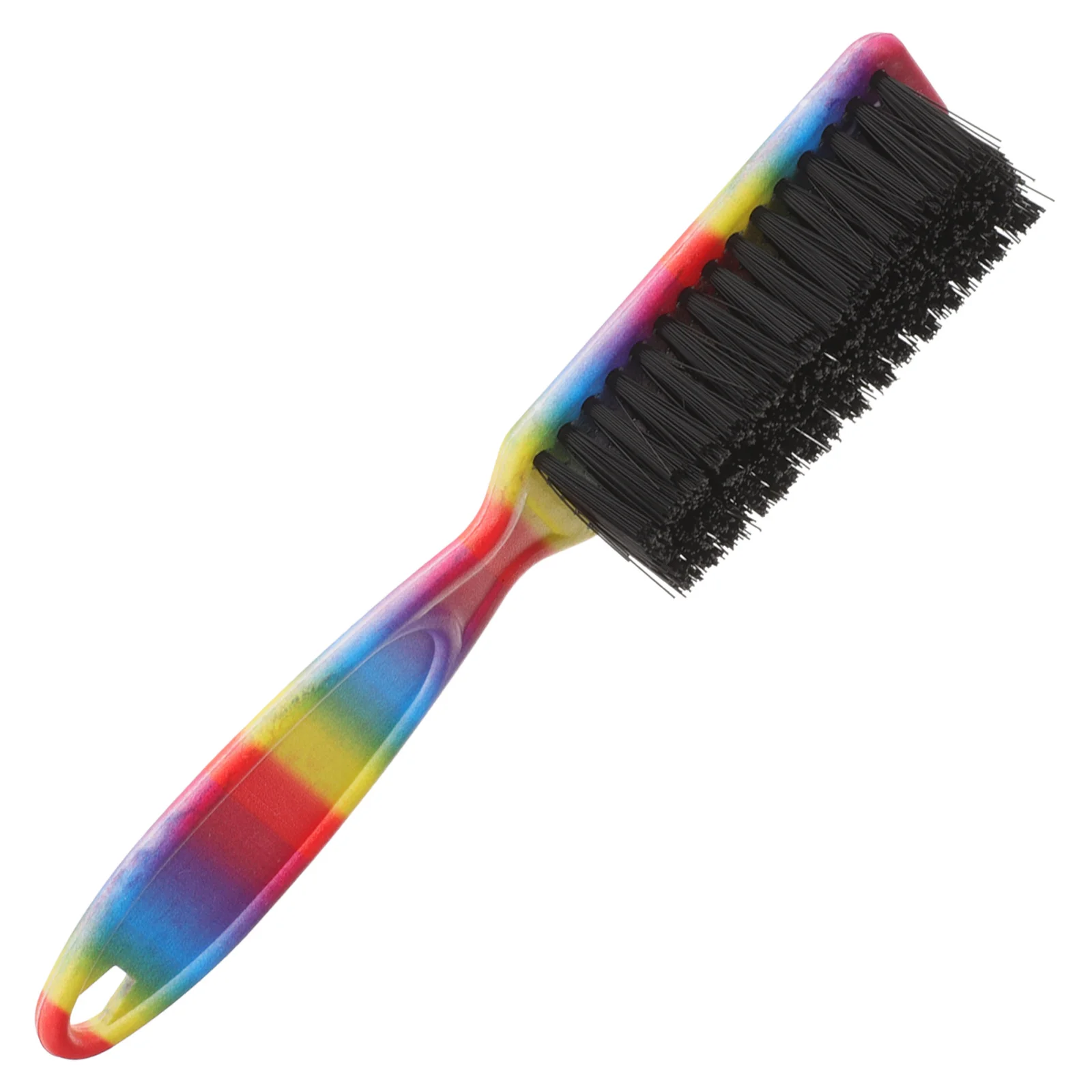 

Multipurpose Shredded Hair Brush Retro Oil Head Beard Brush Ergonomic Handle Durable Nylon Barber Hairdressing Neck Duster