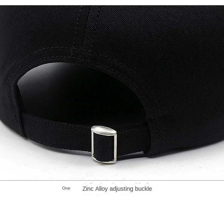 Verstellbare extra große Baseballkappen mit kurzem Schirm, niedrigem Profil, Golfmützen für große Köpfe, XXL 58-60 cm bis 60-65 cm, Dad-Größe – Detail 10