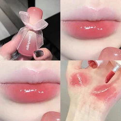 MMirror Water Lip Gloss Nude Moisturizes Lasting No Fade Lipstick Waterproof Lip Tint korean Makeup Labial Glaze Cosmetic Woman