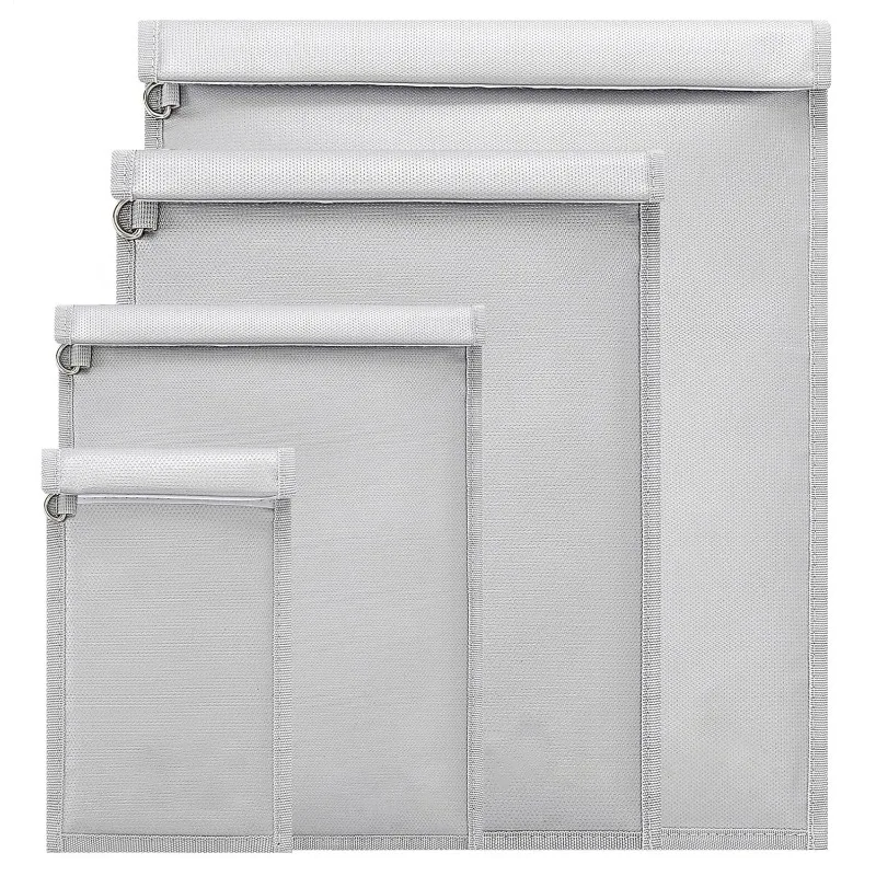 RFID Notebook Tablet Mobile Phone Car Key Anti Tracking Faraday Bag Fireproof and Waterproof File Bag