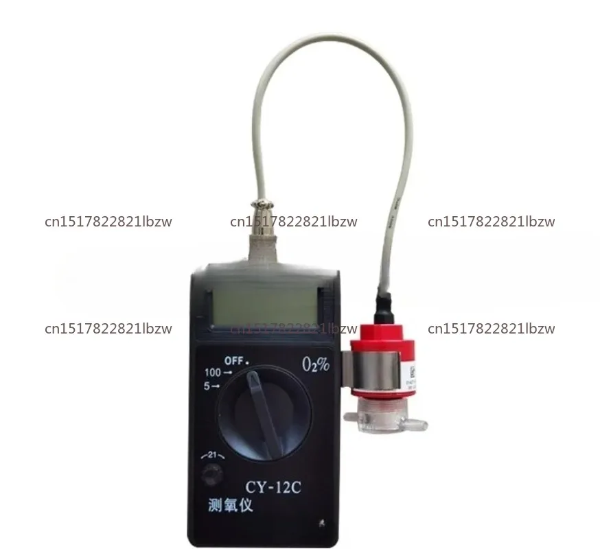 Professional Portable O2 Oxygen Concentration Content Tester Meter High Accuracy Oxygen Detector Monintor CY-12C Gas Analyzer