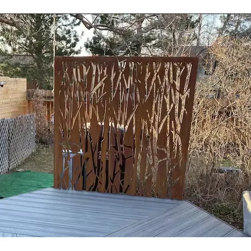 Garden Decorative Screen Fence Weather Resistant Screen Panel Outdoor Privacy Screen