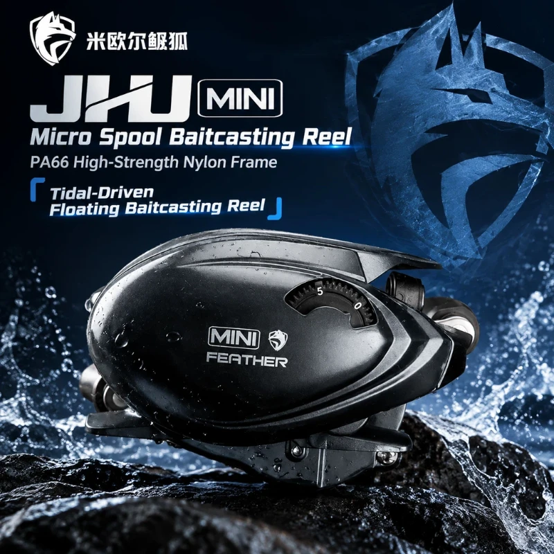 carrete-de-pesca-michell-jhu-jhu‑mini-bfs-6-1bb-73-1-150g-ultraligero-micro-finesse