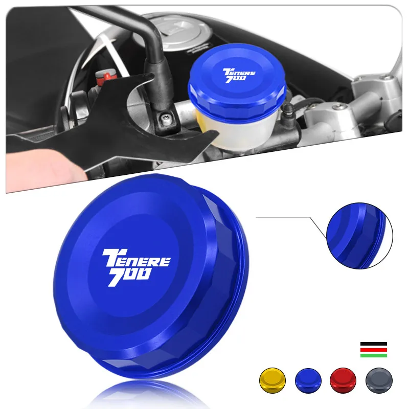 

2025 Accessories For TENERE700 2019-2024 2025 Rear Brake Fluid Master Cylinder Oil Tank Cover Oil Caps Motorcycle tenere700