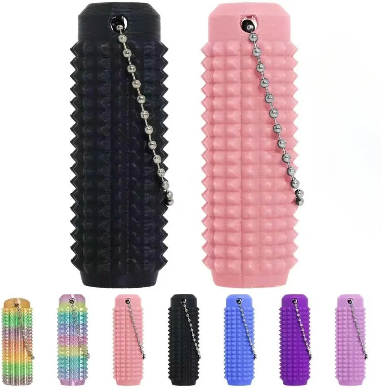 

Брелок-антистресс, сенсорная игрушка с шипами для взрослых, подарок для снятия тревоги, разноцветные варианты (2 шт.)