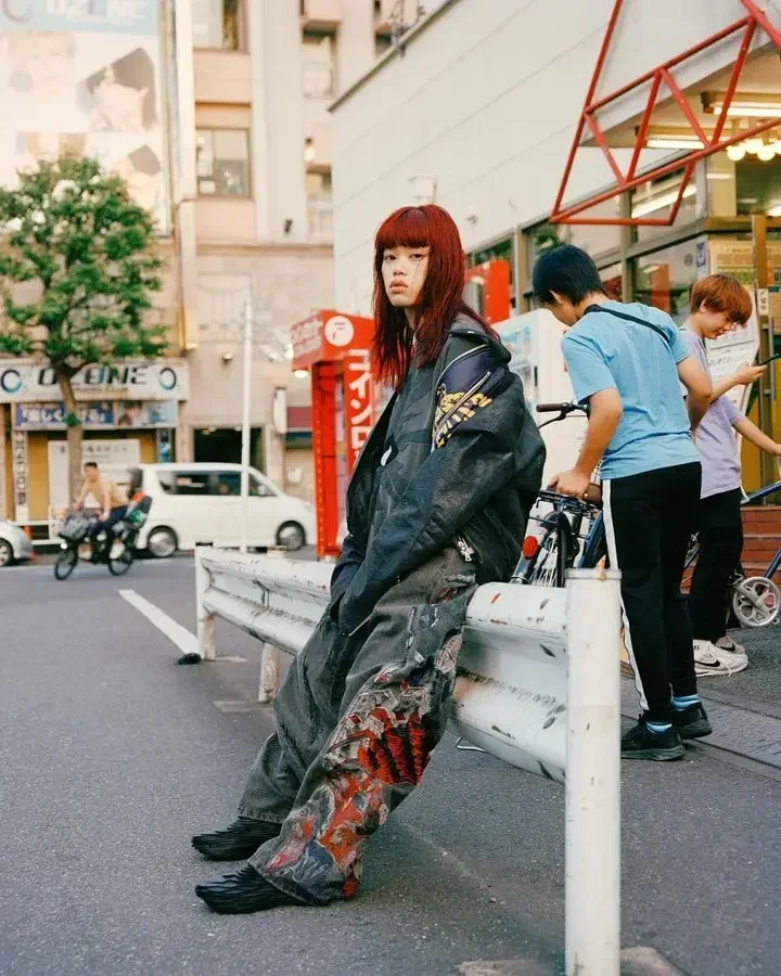 

Уличная одежда JeansY2K Брюки Мужские ретро хип-хоп вышитые мешковатые джинсы Harajuku Готические широкие брюки с высокой талией Одежда