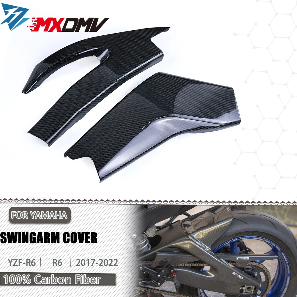 

R6 Carbon Fiber Motorcycle Accessories Swingarm Covers Fairing For YAMAHA YZF -R6 YZFR6 2017 -2022