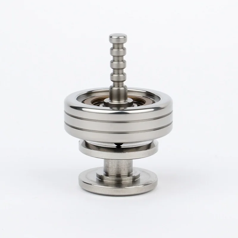 Novel Fidget Spinner Fingertip Ballet Without Resistance Small Whirlwind Metal Bearing Relieve Stress For Adults Kids Boys Gift