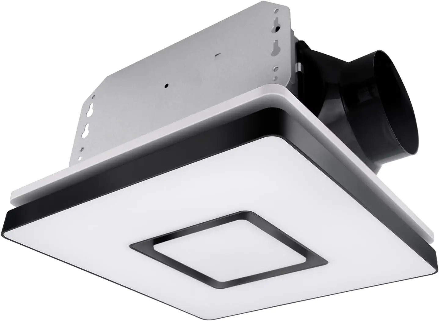 

Bathroom Exhaust Fan with Light, 90 CFM, 1.5 Sones Bath Celing Fan Light Combo, 15W Dimmable 3CCT LED Light with 5W Night