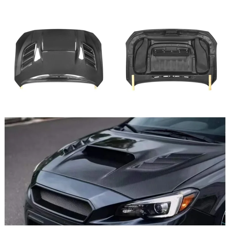 

for Subaru Impreza WRX STI 11th Gen 2015-2021 Front Bonnet Hood Real Carbon Fiber Car Parts Front Hood