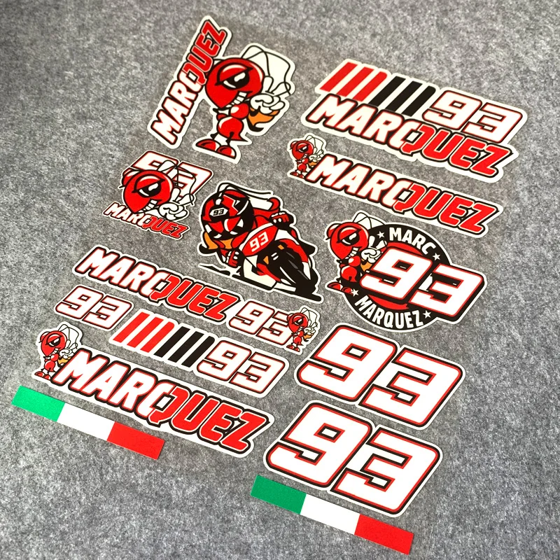 93 Reflective Motorcycle accessories stickers Decals waterpr