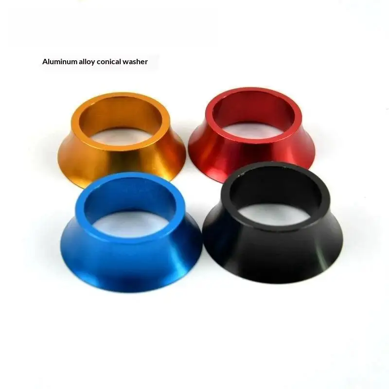 Bike Headsets Taper Washer Precision CNC Made Aluminum Alloy Headsets Cover Spacers Suitable for Road Mountain Bikes Cycling