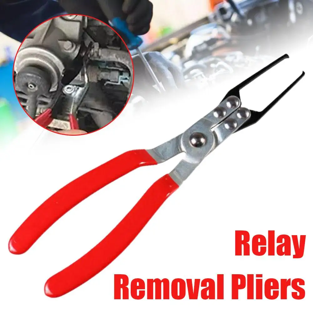 1pcs Automotive Relay Disassembly Clamp Fuse Puller Universal Accessories Car Hand Repair Pliers Clip Tool Remover G3U0