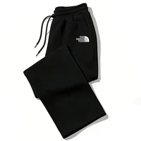Pantalon de jogging droit en molleton de haute qualité pour femme, style streetwear décontracté, printemps-automne, nouvelle collection 2026 3