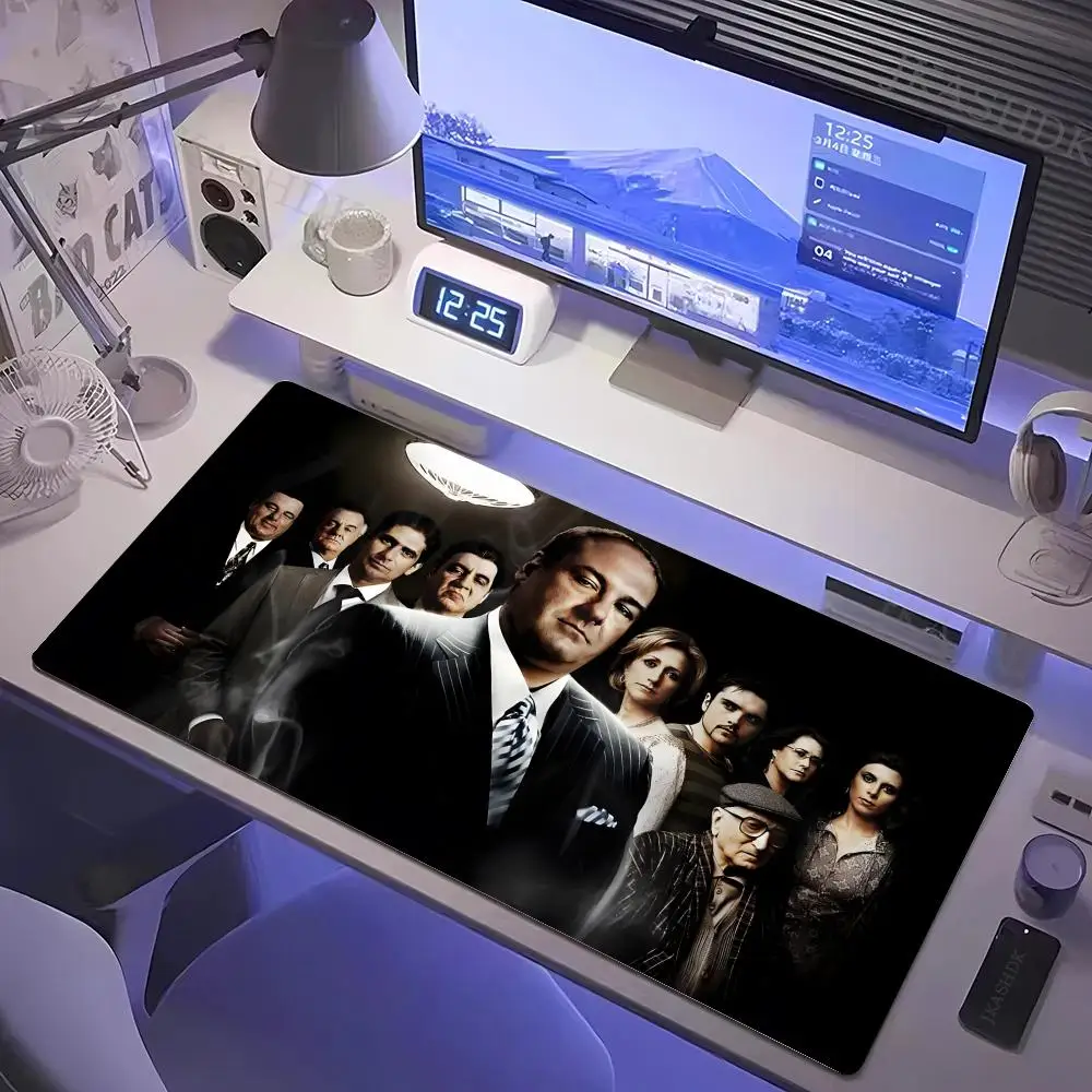 

Коврик для мыши Fashing T-The Sopranos, большой игровой коврик для мыши с защитой по краям, утолщенный, для компьютерной клавиатуры и стола