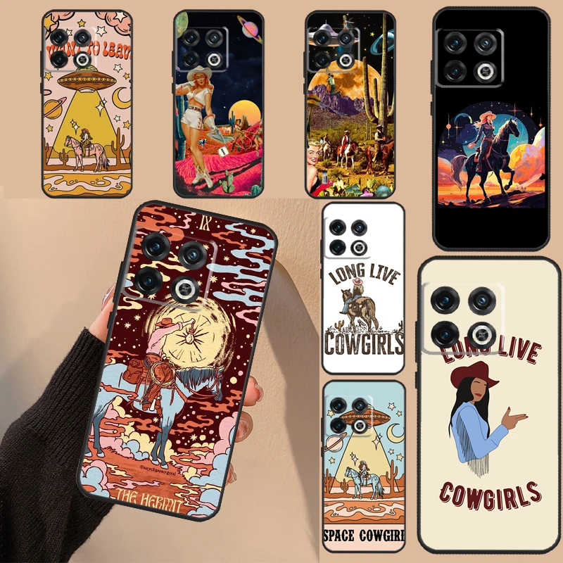 Space Cowgirl For OnePlus 11 8 9 10 Pro 8T 9R 10T 10R OnePlus Nord N10 N20 N30 2T CE 3 2 Lite Phone Case