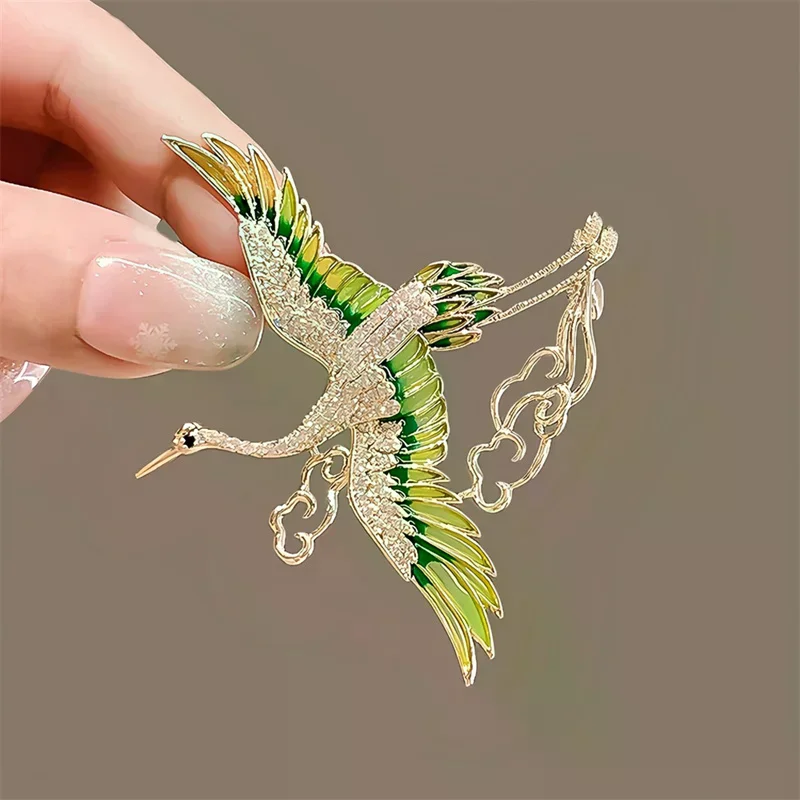 Элегантные-стразы-в-китайском-стиле-зеленая-эмаль-крылья-журавль-облака-броши-для-женщин-и-девочек-летающие-птицы-булавки-для-лацканов-вечерние-украшения