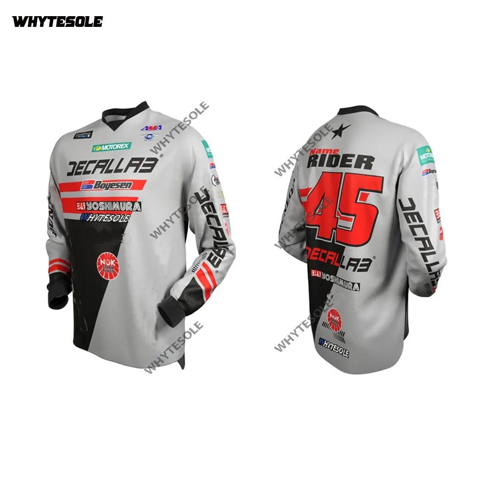 2023 Custom Moto MTB Motocross Jersey Enduro Maillot Ciclismo Downhill Motorcycle Bike Jersey BMX DH Cycling Bicycle Jersey view 3