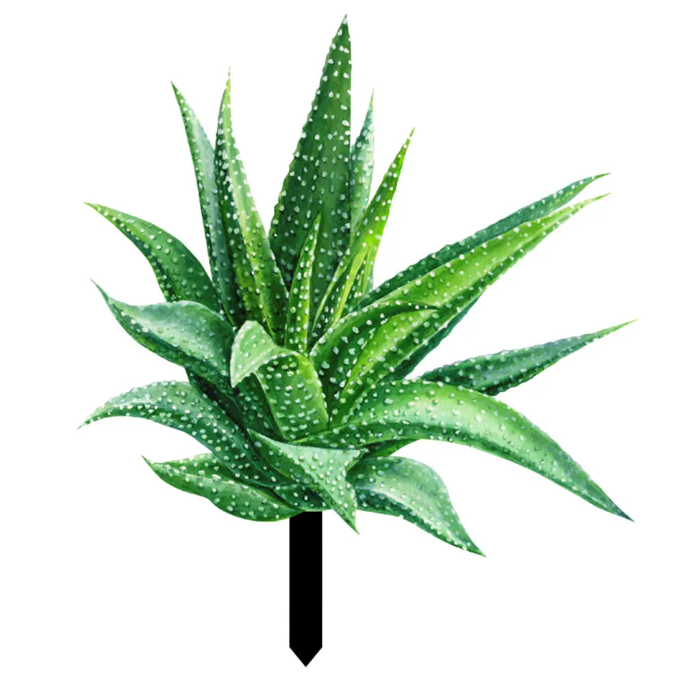 

Decoration Outdoor Stake Shape Sculpture Lawn Yard Pathway 3D Artificial Plant Decor GroundInserted Ornament