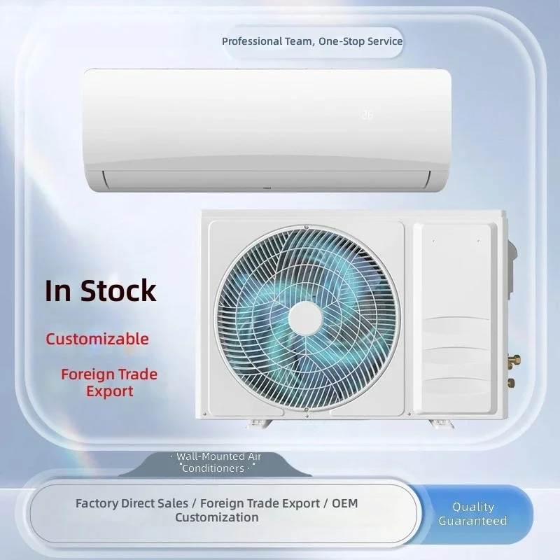 24000BTU Only Cooling/Heating Inverter Split Conditioner R410A Full Copper Pipe Energy Efficient Wall Mount AC 30-55㎡