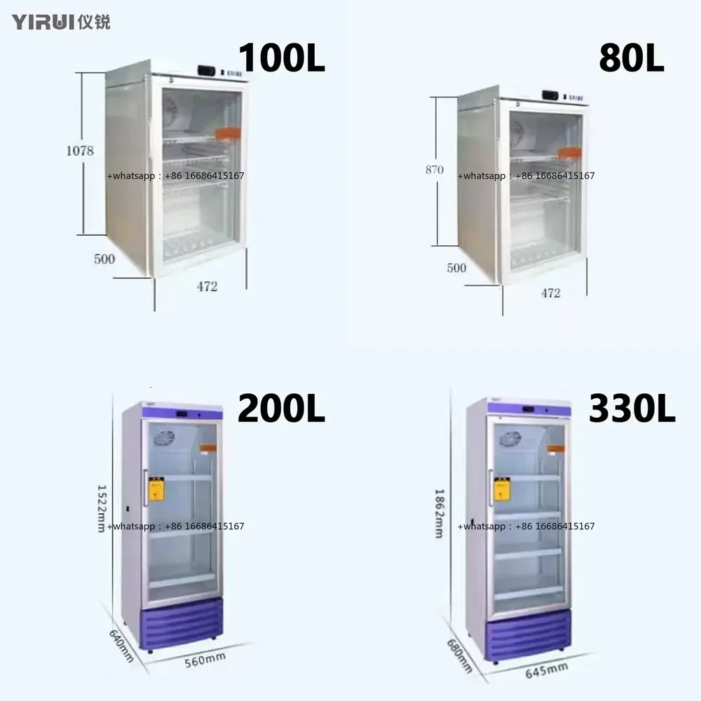 

Air-cooled Frost-free Refrigerator Laboratory Refrigerated Reagent Vaccines Stored 2-8 Degrees Refrigerated
