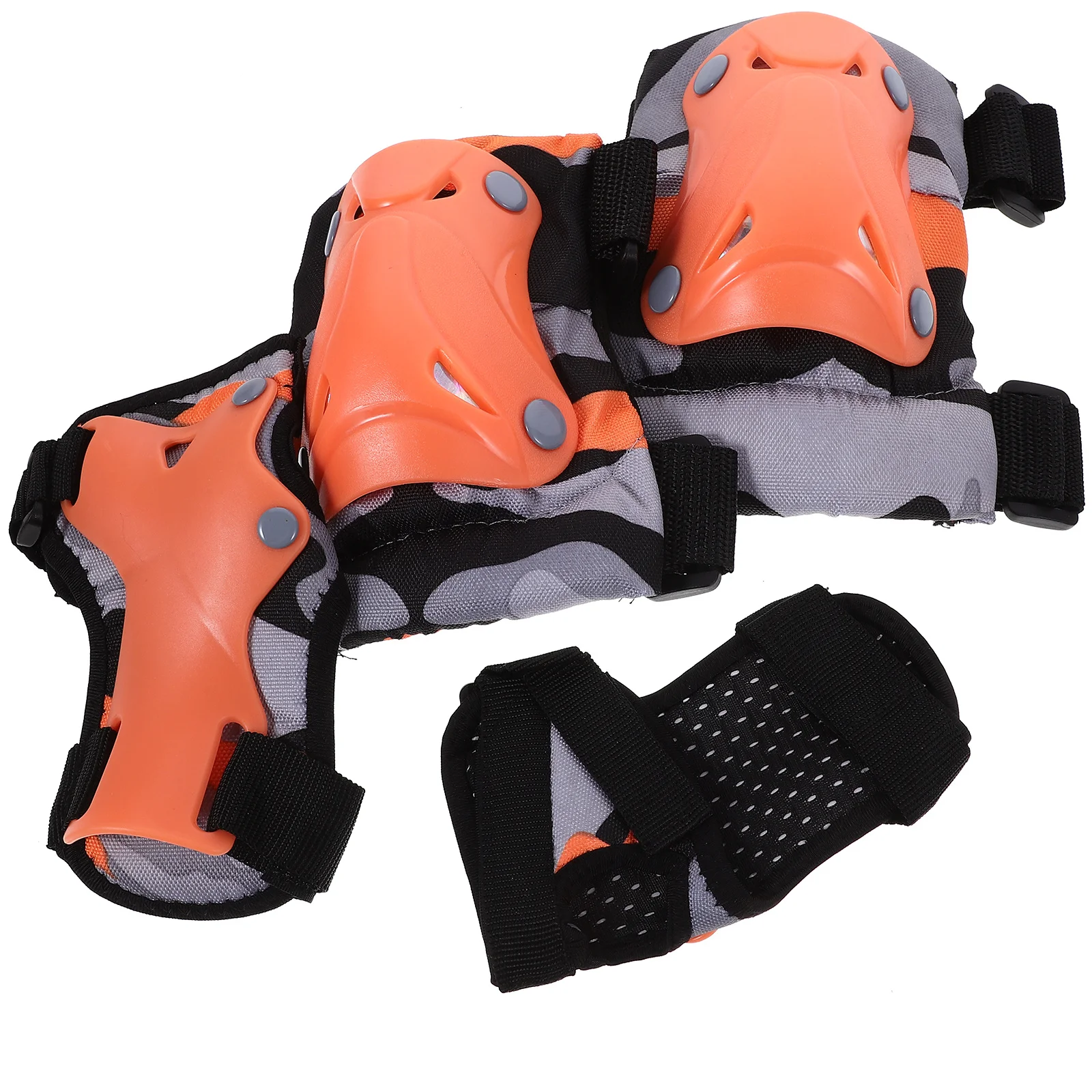 

1Set Children Protective Gear Set Knee Elbow Palm Pads Soft Breathable Protection Gear for Roller Skates Cycling