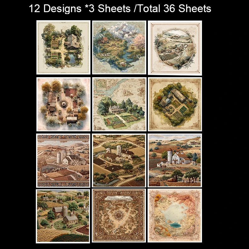 36-vellen scrapbookingpapierpakket (6 "x 6")): geometrische metallic prints voor origami, kaart-doe-het-zelf- en kunstdagboek – stijlvolle knutselset