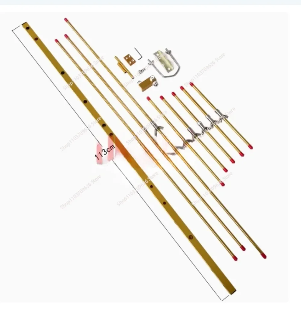 Long-distance directional amateur band 144 430 UV dual-segment removable golden outdoor Yagi antenna