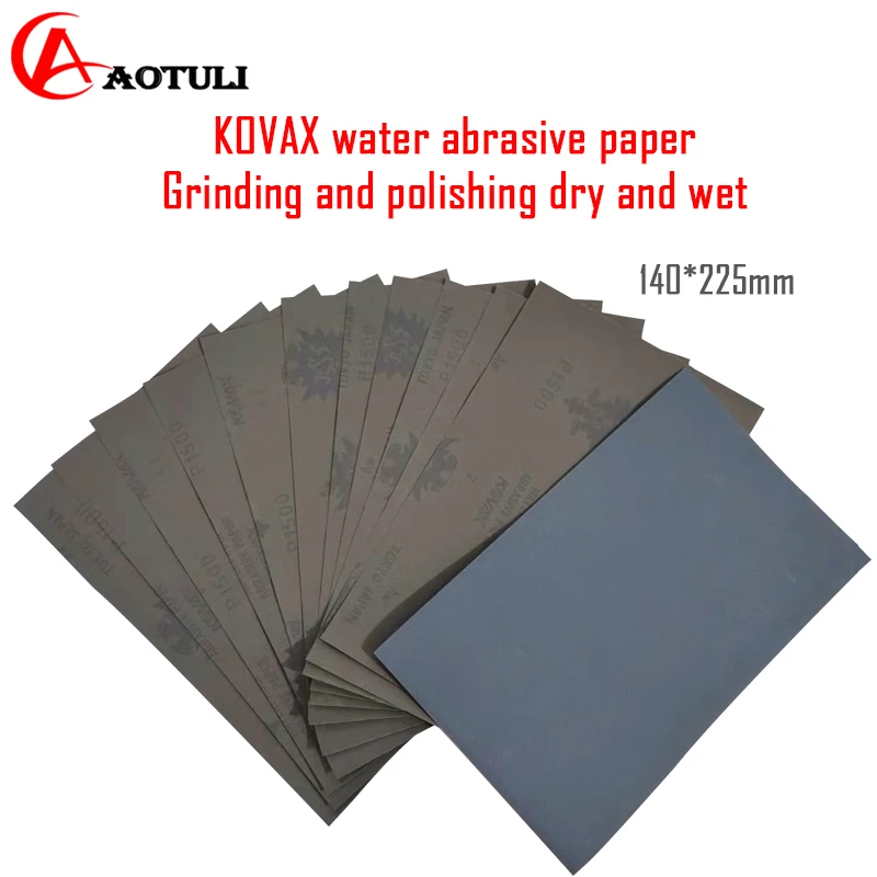 

KOVAX Sandpaper Polishing Dry and Wet Car Finish Polishing Cosmetic Scratch Repair 1500/2000 Grit Sand Fine Grinding Abrasive