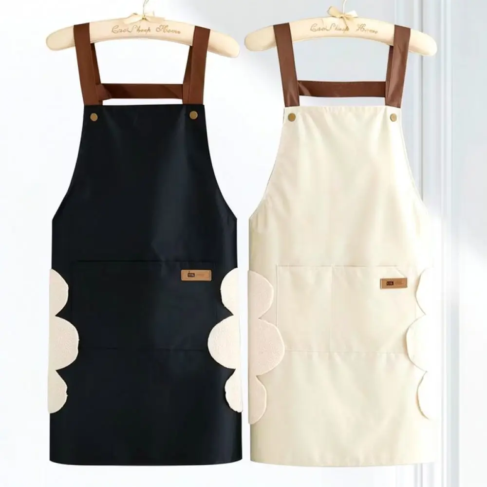 Chef Cooking Apron Waterproof Kitchen Bib Oil Resistant Household Smock Practical Cleaning Clothing For Men And Women