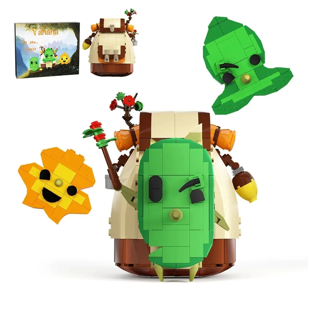 BuildMoc BOTW Korok Yahaha King Building Blocks Set For Zeldaed Action Figures Great Idea Toy For Children Fans Kids Adults Gift