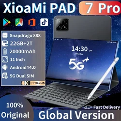 Global Version Original Xioami Pad 7 Pro Tablet 11inch HD 4K Android 14 22GB+2T 20000mAh 5G Dual SIM Phone Call WiFi GPS Tablet