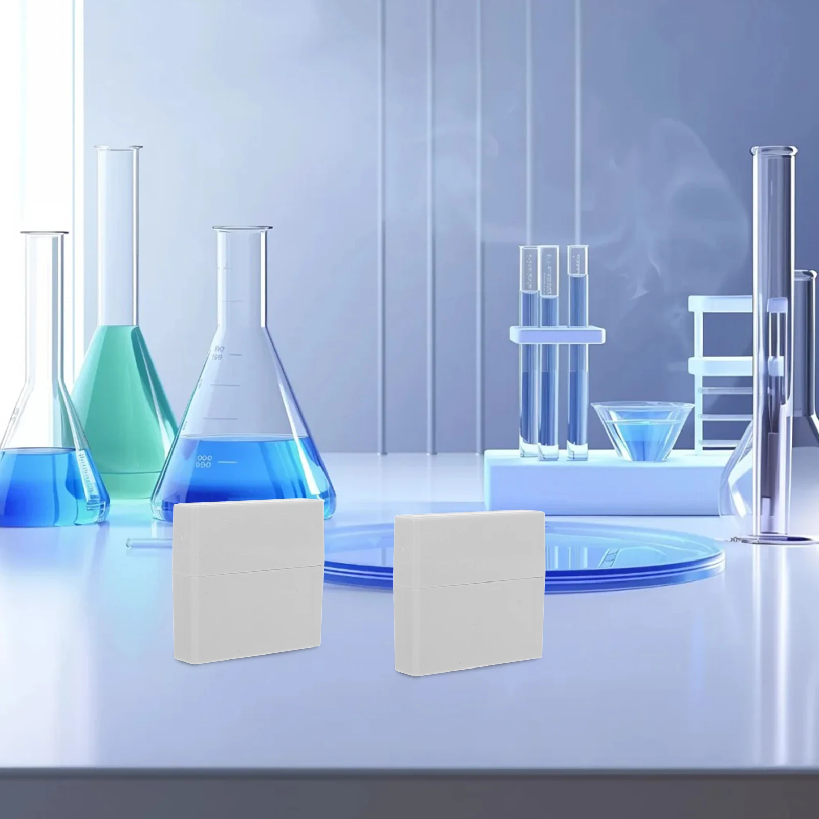 

2Pcs Cryogenic Tube Storage Box Compartments Laboratory Samples Freezer Container Versatile Application Simple Operation