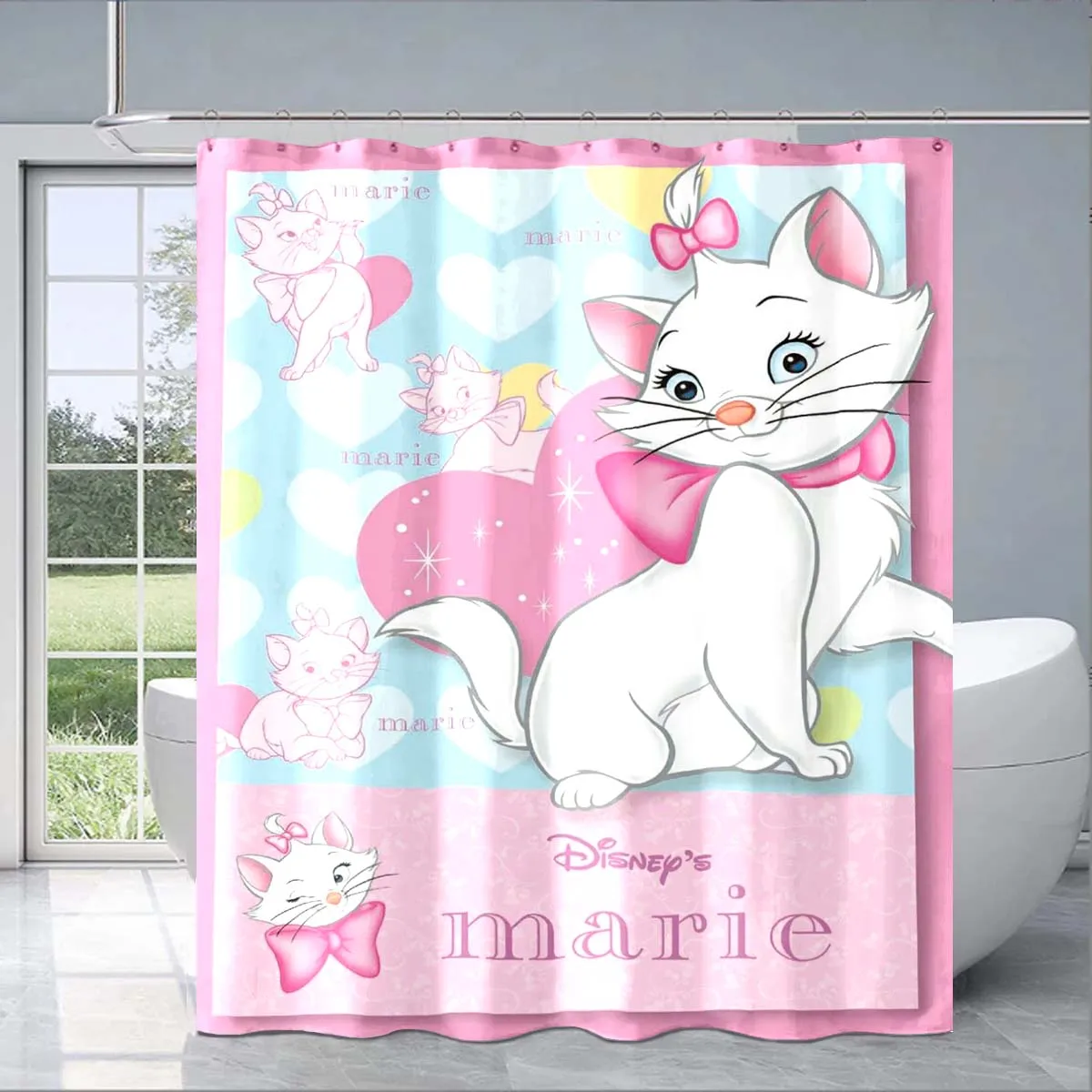 Cartoon Anime Mary Cat Girl Shureta Cute Cartoon Pattern Shureta Children's Bathroom Fashion Decoration Children's Gift